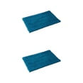 thumbnail image 1 of Naiovety Tapete de chenilla fuerte absorción de agua textura buena sensación de paso a máquina lavable absorbente azul Azul 2piezas, 1 of 6