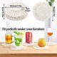 thumbnail image 2 of Paquete de 5 posavasos para bebidas absorbentes, posavasos de algodón hechos a mano para mesa de café, posavasos para bebidas de granja resistente al calor., 2 of 5
