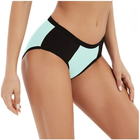 

Tuscom Women Solid Color Patchwork Briefs Panties Underwear Knickers Bikini Underpants