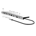 thumbnail image 3 of 11 In 1 Docking Station Type-c Interface Usb3.1 To HDMI-compatible Adapter Docking Station Gray, 3 of 5