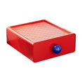 thumbnail image 2 of CasaChic Dopamine Storage Box, Desktop Drawer Style - Stackable with Circular Handle for Office Stationery, Cosmetics & Foyer, 2 of 3