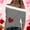 #0134-Gray, variant on Uootdi Off The Shoulder Long Sleeve Shirts for Women FuzzyTrim Collar Love Heart Print Graphic Sweatshirt Casual Holiday Tops Gift