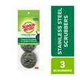 thumbnail image 3 of (8 pack) Scotch-Brite Stainless Steel Scrubbing Pads, 3 Pack, 3 of 11