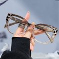 thumbnail image 2 of Gafas De Bloqueo De Luz Azul Moda Marco Grande Anti Rayos UV Ordenador, 2 of 4