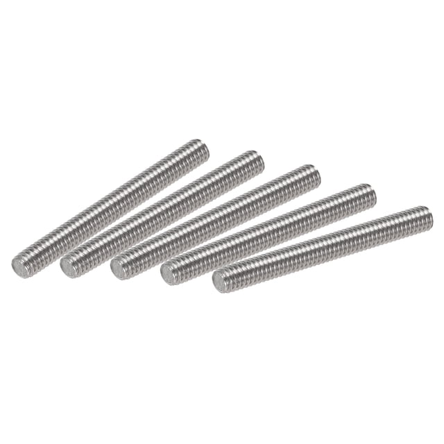Unique Bargains M4 x 30mm Fully Threaded Rod 304 Stainless Steel Right Hand Threads 25 Pack