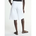 thumbnail image 3 of Scoop Women’s and Women’s Plus Denim Bermuda Shorts, Sizes 0-28 Plus, 3 of 4