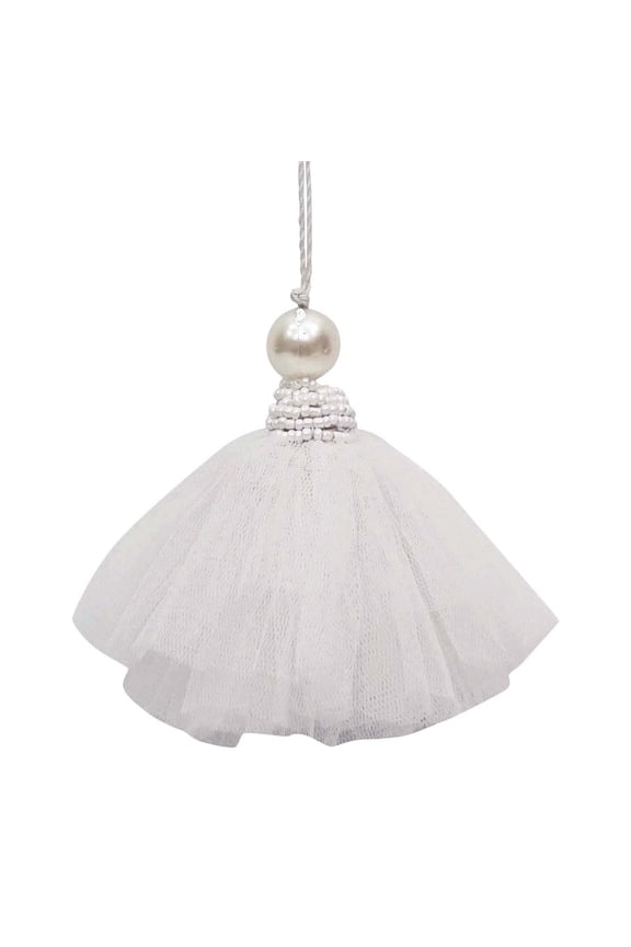 IBA Indianbeautifulart Women Key Rings For Women White Fashion Accessories Women Pack Of 2 Pieces