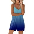 thumbnail image 2 of VISgogo Monos de verano para mujer, sin mangas, con correa de espagueti, pantalones cortos sueltos de una pieza VISgogo  moda, 2 of 5