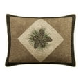 thumbnail image 6 of Donna Sharp Antique Pine Square Lodge Decorative Throw Pillow Pine Cone Design, 6 of 11