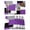 Purple, variant on Abstract Placemats Set of 4 Square Orange Black Grey Place Mats Table Mats Kitchen Dining Home Outdoor Party Table Decoration