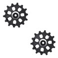 thumbnail image 2 of Eigraketly Polea de cambio trasero de bicicleta, repuesto de rueda de guía ancha y estrecha, 14T 14T 2piezas Eigraketly CBP341437, 2 of 5