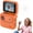 Orange, variant on Mini Sports Camera, 4k Ultra Clear Recording Vlog Recorder, with Flip Screen & Anti-Shake Stabilization for Travel & Content Creators