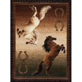 thumbnail image 1 of United Weavers 910 05850 58 5 ft. 3 in. x 7 ft. 2 in. Legends Ponies Area Rug, Multicolor, 1 of 1