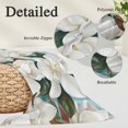 thumbnail image 3 of Magnolia Blossom Body Pillow Cover 20 x 60 Inch Decorative Pillow Cover Spring White Floral Flowers Farmhouse Green Lumbar Pillowcase Seasonal Rectangle Cushion Case for Couch Sofa Bed Living Room, 3 of 9
