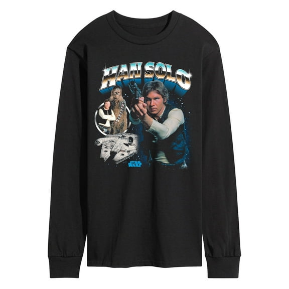 Star Wars - Han Solo Collage - Men's Long Sleeve Tee