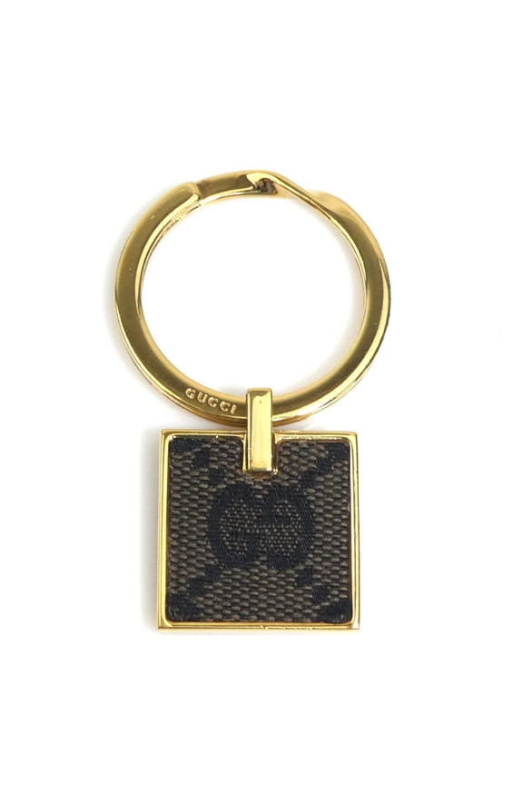 Pre-Owned Gucci GUCCI Charm Keyring Metal Gold Men's Women's h32198a