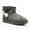 grey, variant on Kids Winter Snow Boots, Girls Boys Comfy Faux Fur Lined Short Boots Slip On Furry Outdoor Warm Ankle Boot
