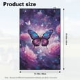 thumbnail image 7 of Yuyamidu Purple Butterfly Golf Bags Towel Purple Rose Golf Towels for Men Women Golfer Soft Fabric Golf Accessories for Cart, Club or Bag, 7 of 7