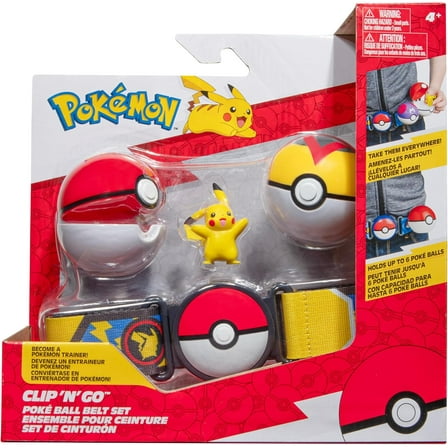 Pokemon Poke and Level Ball with A Wearable Belt, Ages 4 