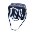 thumbnail image 4 of Bolso de almacenamiento de pickleball soporte para la raqueta multifunción gran capacidad bolso de bolso de cuerpo cruzado para ropa al aire libre Negro, 4 of 8
