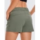thumbnail image 2 of Shorts para Mujer CRZ YOGA Stretch 6 cm Bolsillos Gris Salvia M, 2 of 6