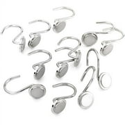 Canopy Hooks With Brushed Chrome Finish