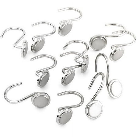 Canopy Hooks With Brushed Chrome Finish