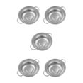 thumbnail image 3 of mmirethe Stainless Steel Sink Dish Drying Rack Organizer Drain Sink Plastic Basket Silver 10.04 Inch 5Set, 3 of 6