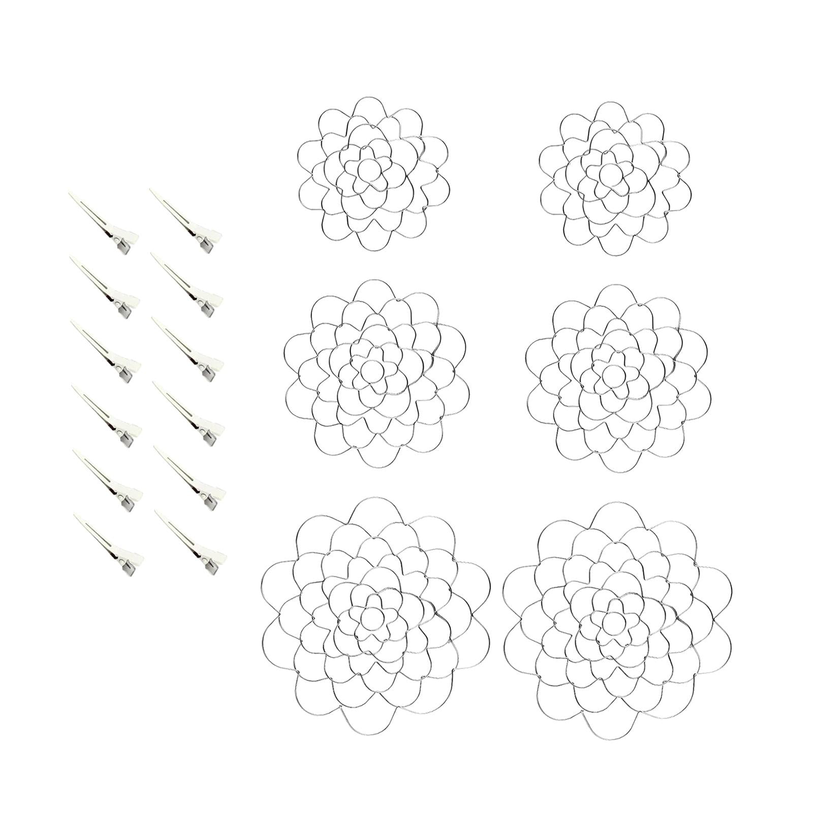 perfeclan Flower Arrangement Holder Floral Grid Floral Insert Lid Flower Flower Arranging Tool for Tabletop Floral Photo Prop 4 5 6inch 2 Pieces