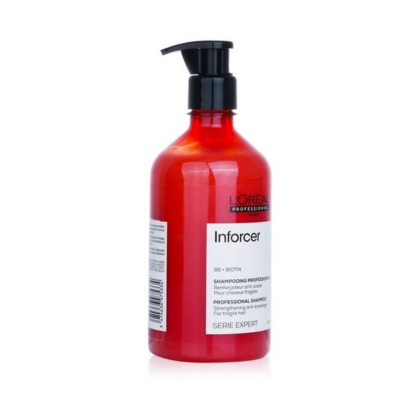 tvilling lette indlysende L'Oreal - Professionnel Serie Expert - Inforcer B6 + Biotin Strengthening  Anti-Breakage Shampoo - 500ml/16.9oz - Walmart.com