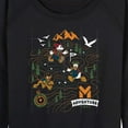 thumbnail image 3 of Mickey & Friends - Adventure Map - Women's Lightweight French Terry Long Sleeve Shirt, 3 of 5