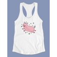 thumbnail image 3 of Unicorn Pig Cute Design Tank Women -Image by Shutterstock, Female Large, 3 of 4