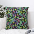 thumbnail image 4 of Pofeuu Watercolor Cactuses Print Double-sided plush pillowcase Square Throw Pillow Covers Pillows Cover for Living Room Bedroom Sofa Couch Cushion Cover（No pillow core）-12"x12", 4 of 7