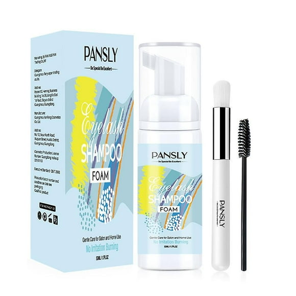 1-3pcs Lash Shampoo For Eyelash Extension Lash Cleaner Eyelash Shampoo With Soft Brush