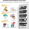 thumbnail image 4 of Over the Door Organizer s Extra Large Behind Door Storage of Compartments lbs Weight Capacity Over Door Organizer Door Hanging Organizer for Closet Diaper Organizer Room, 4 of 7