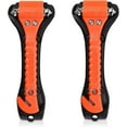 thumbnail image 1 of Car Rescue Hammers - 2x Emergency Hammer With Integrated Belt Cutter - Windshield Window Glass Breaker - Road Safety 19.2*7.3*3.4cm, 1 of 5
