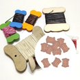 thumbnail image 4 of Abbracc Natural Wood Thread Bobbins Spool for Craft DIY Project, Cross Stitch Embroidery Window 10pcs, 4 of 9