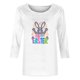 thumbnail image 4 of Mujeres 3/4 Manga Tops Impresión Casual Cuello Redondo Camiseta Top Blusa, Poliéster Toda la Temporada, 4 of 4