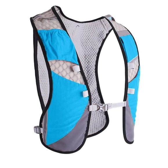 ZheElen Running Race Ultralight Breathable Vest for Marathon Cycling Hiking blue