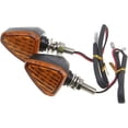 thumbnail image 5 of indicadores de motocicleta, 15 luces LED de señal de giro, 12 V, impermeables, universales para motocicleta, scooter, cuatriciclo, crucero, todoterreno (amarillo), 5 of 5