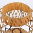 thumbnail image 4 of CHICHUMID Pantalla Para Colgante Boho Con Tejido En Cuerda Paper Khaki, 4 of 6