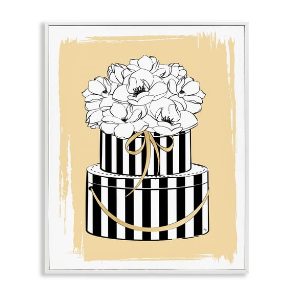 Stupell Industries Contemporary Glam Accessory Boxes White Framed Giclee Art, 16 x 20, by Martina Pavlova