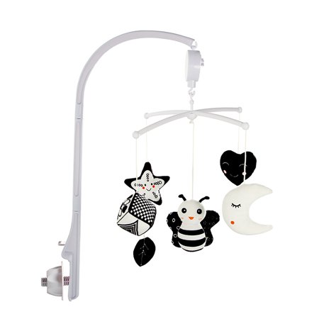 Modele Animal De Jouet De Sommeil De Bebe Avec La Cloche De Lit De Musique De Boite A Musique De Support Noir Blanc Walmart Canada