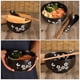 thumbnail image 5 of GOOHOCHY 1 juego de cuencos de fideos con diseño de cereza, cuencos de arroz de cerámica, cuencos para servir alimentos con tapa, 5 of 7