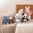 thumbnail image 3 of LIWEN 23cm Stuffed Animal Toy Cute Bunny Panda Monkey Elephant Plushies Hugging Pillow Sofa Ornament Soft Doll Pillow Plush Toy Home Decoration Birthday Gift, 3 of 8