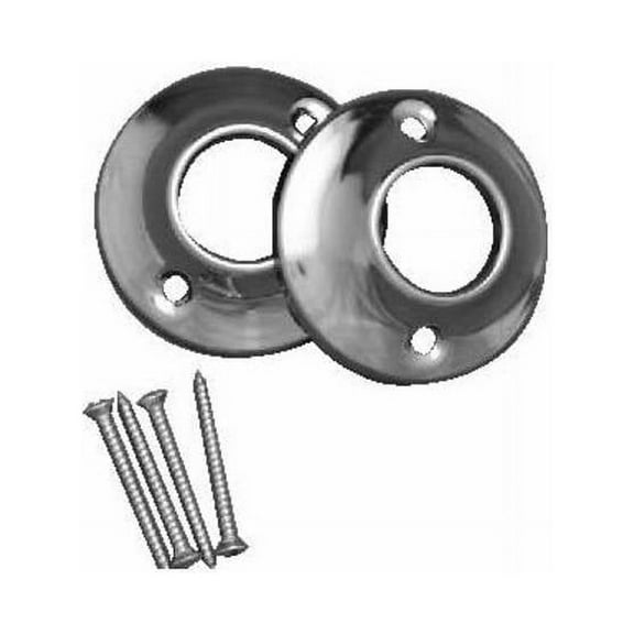 Proflo Pfsrf Shower Curtain Rod Flange - Chrome