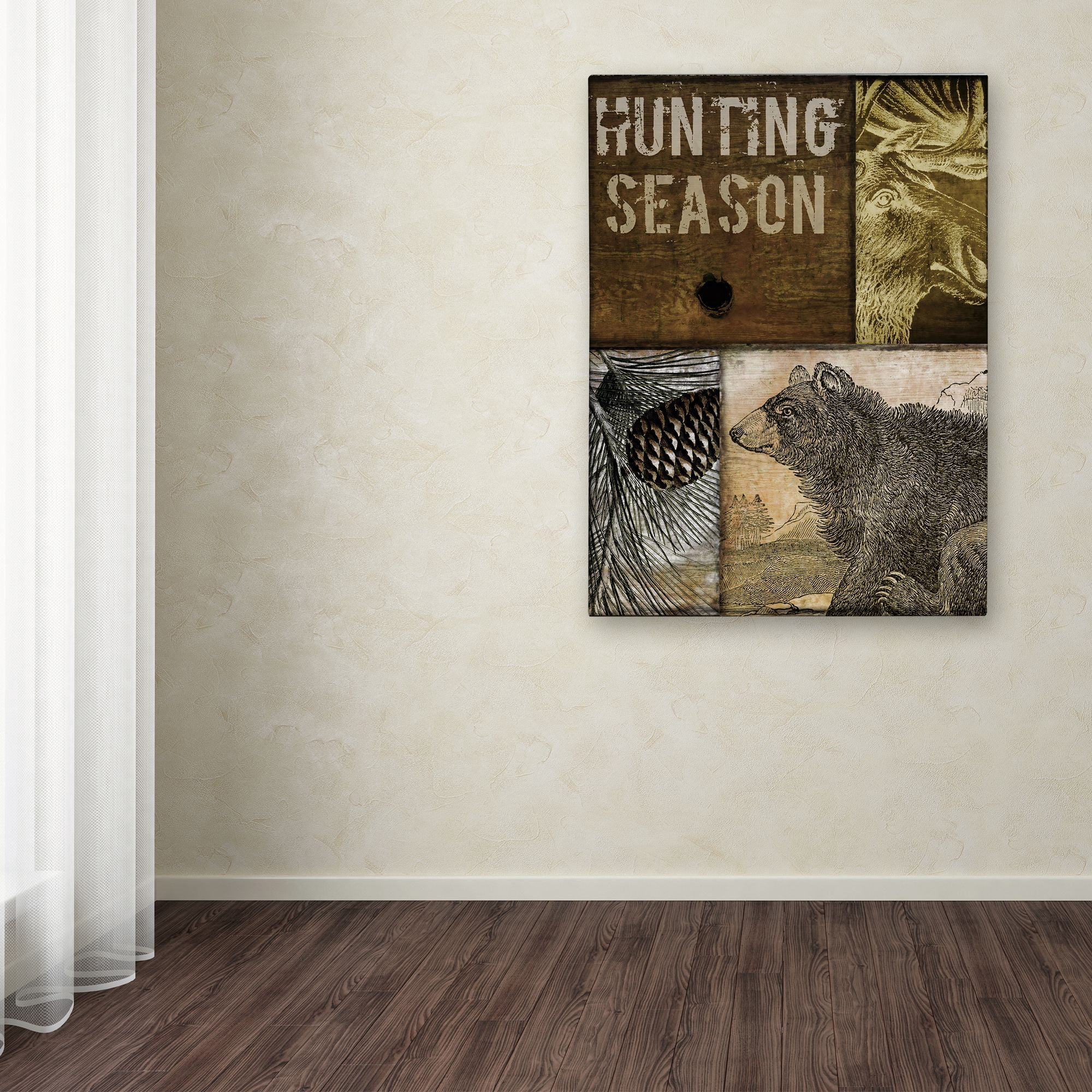 Trademark Fine Art "Hunting Season IV" Canvas Art by Color Bakery