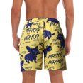 thumbnail image 2 of Pantalones cortos de tabla para hombre, traje de baño de secado rápido, fiesta de vacaciones en la playa, Bermudas, pantalones grandes de natación brillar Electrónica, 2 of 5
