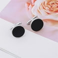 thumbnail image 6 of Stainless Steel Cufflinks For Men, Tuxedo Shirt Cuff Links Shirt Accessories Unique Business Groom Wedding Black Silver Gold Jewelry Gift for Son, Father, Husband, Boyfriend, 6 of 6