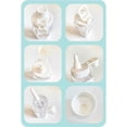 thumbnail image 4 of 700ml Bear Water Bottle With Straw Plastic Portable Square Drinking Bottle for Girl Cute Juice Tea Water Cups White, 4 of 4
